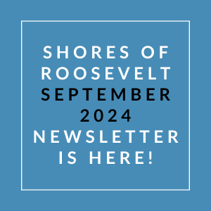 a white box with the words shoes september 2024 newsletter