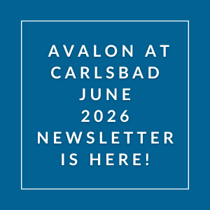 Avalon at Carlsbad June 2026 newsletter.