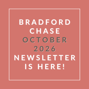 The image announces the Bradford Chase October 2026 newsletter.