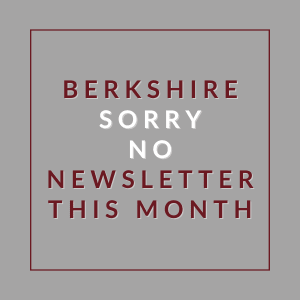 A message stating that there will be no newsletter this month.