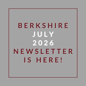 A graphic announcing the availability of the Berkshire July 2026 newsletter.