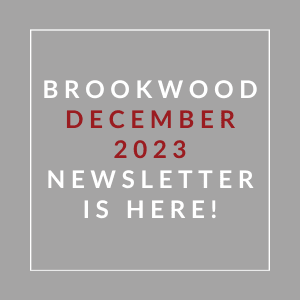 the logo for brookwood december 2013 newsletter is here