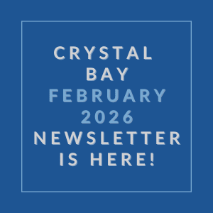 A newsletter for Crystal Bay in February 2026 is available.