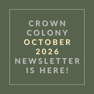 A newsletter for Crown Colony is available for October 2026.