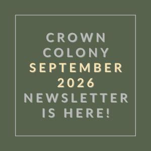 A newsletter for Crown Colony is available for September 2026.
