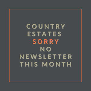 A message stating that there will be no newsletter this month.