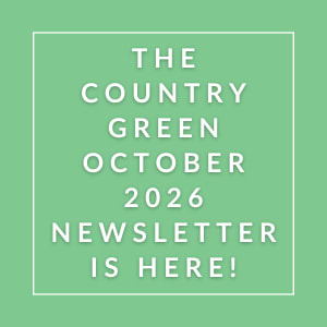 The image announces the availability of the Country Green October 2026 newsletter.