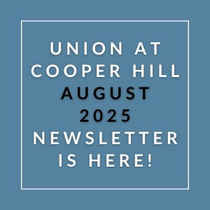 A newsletter for Union at Cooper Hill is available for August 2025.