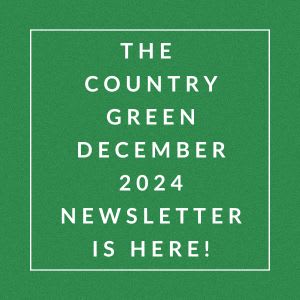 The image announces the availability of the Country Green December 2024 newsletter.