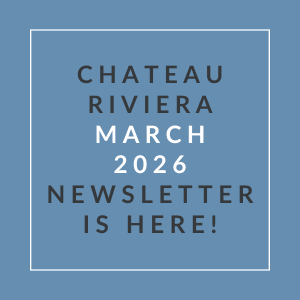A newsletter for Chateau Riviera March 2026 is available.