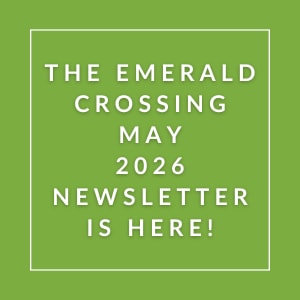 The image announces the availability of the Emerald Crossing May 2026 newsletter.