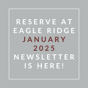 A newsletter announcement for Eagle Ridge in January 2025.