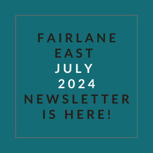 a blue background july 2024 newsletter is here