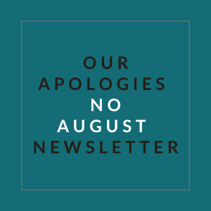 a blue background july 2024 newsletter is here