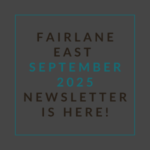 A newsletter announcement for Fairlane East in September 2025.