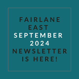 a navy blue background with white text and september