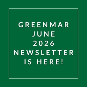 The image announces the availability of the Greenmar June 2026 newsletter.