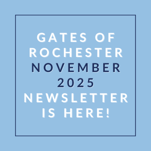 A newsletter for the Gates of Rochester in November 2025 is available.