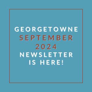 an aqua background with white text and the words cybersecurity september 2024 newsletter