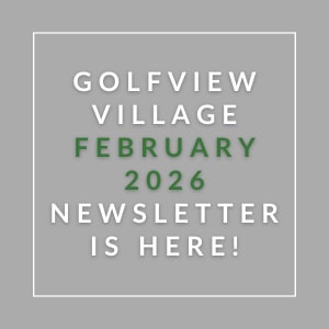 A newsletter for Golfview Village is available for January 2026.