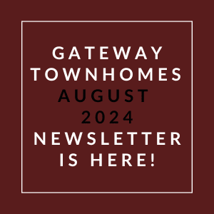a white box with the words gateway touchdowns august 2024 newspaper is here