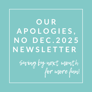 The image announces the delay of a newsletter originally scheduled for December 2025.