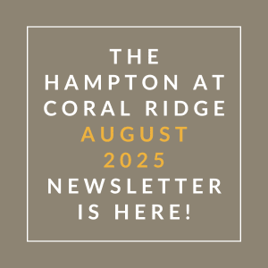 the at coral ridge august 2024 newsletter is here graphic
