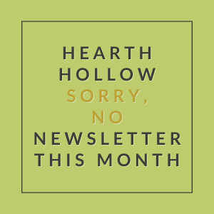 A message stating that there will be no newsletter this month.