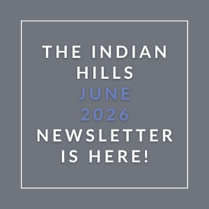 The cover of the Indian Hills June 2026 newsletter.