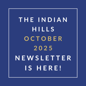 an orange background with the words the hills november 2024 newsletter is