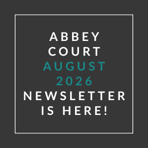 A newsletter for Abbey Court in August 2026 is available.