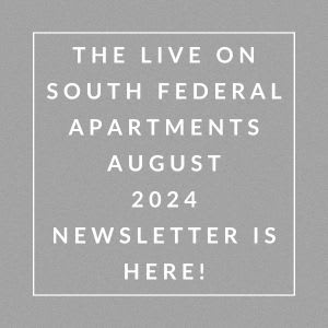 the live on south federal apartments july 2024 newsletter is here