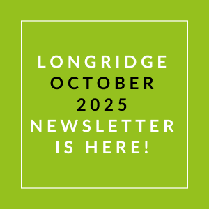 The image announces the availability of the Longridge October 2025 newsletter.