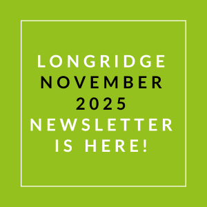 The image announces the availability of the Longridge October 2025 newsletter.