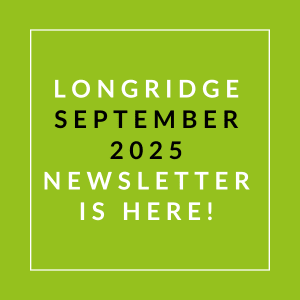 The image announces the availability of the Longridge September 2025 newsletter.