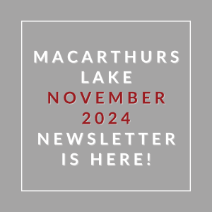 a picture of a lake with the words november 23