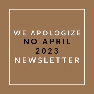 a brown background with the words we apologize no april 23 newspaper on it