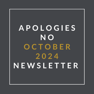 an image of a sign that says approvals no october 2024 newsletter