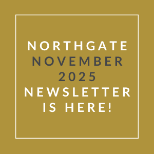 The image announces the availability of the Northgate November 2025 newsletter.