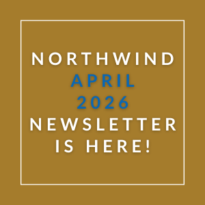 The image announces the availability of the Northwind April 2026 newsletter.