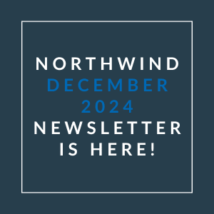 an image of a navy blue background with the words northern november 2024 newsletter