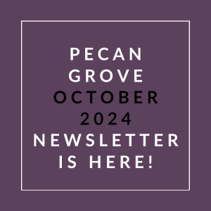 an image of a peach grove october 2024 newsletter is here