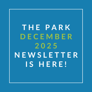 The image announces the availability of the Park December 2025 newsletter.