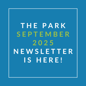 The image announces the availability of the Park September 2025 newsletter.