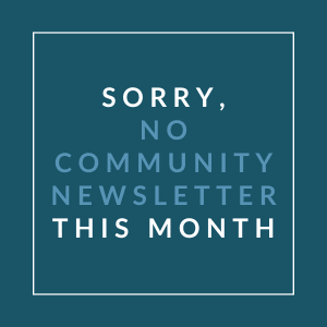 a white box with the words pavilion lakes november 2024 newsletter is here