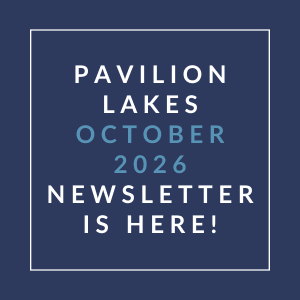 A newsletter for Pavilion Lakes is available for November 2025.