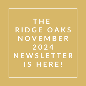the ridge oaks november 22 23 newsletter is here logo