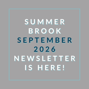 A graphic announcing the availability of the Summer Brook September 2026 newsletter.