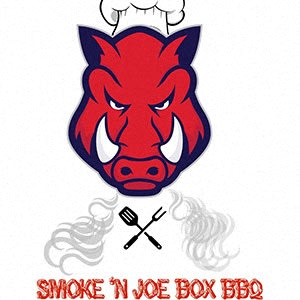 the logo of the smoke n bbq