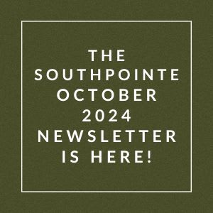 the front of a mug with the words the southeastern october 2024 newsletter is here